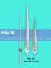 mẫu số 16 (trắng) dài 11,5cm. Kim đồng hồ treo tường 