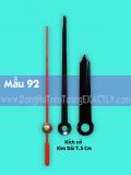 (mẫu số 92) dài 7,5cm. Kim đồng hồ treo tường 