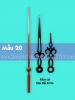 (mẫu số 20) dài 8cm. Kim đồng hồ treo tường