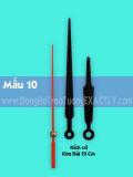  (mẫu số 10 đen) dài 12cm. Kim đồng hồ treo tường