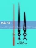 (mẫu số 13) dài 9,5cm. Kim đồng hồ treo tường 