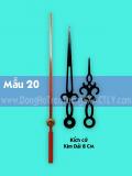 (mẫu số 20) dài 8cm. Kim đồng hồ treo tường