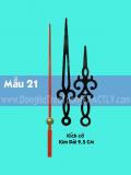 mẫu số 21 (dài 9,5cm) Kim đồng hồ treo tường