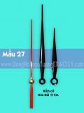 (mẫu số 27) dài 11cm. Kim đồng hồ treo tường 